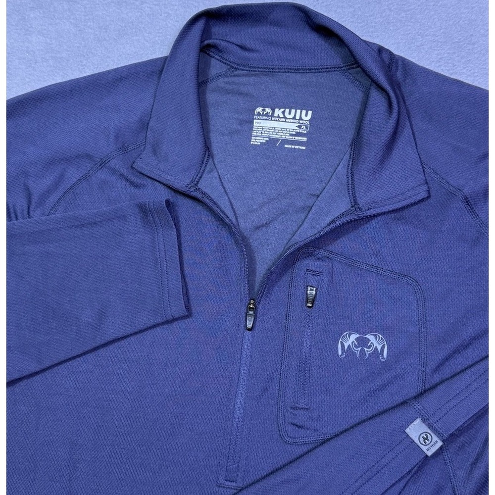 KUIU 1/4 Zip Pullover Mens XL Pro Merino 200 Nuyarn Baselayer Hunting Gorpcore
